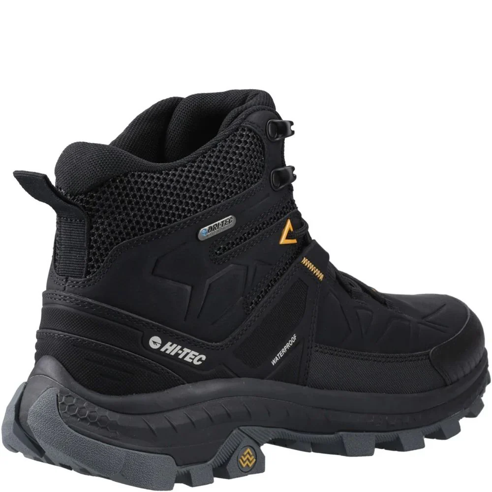 Hi-Tec | Mens AWW Rainier Hiking Boots | Black - Image 2
