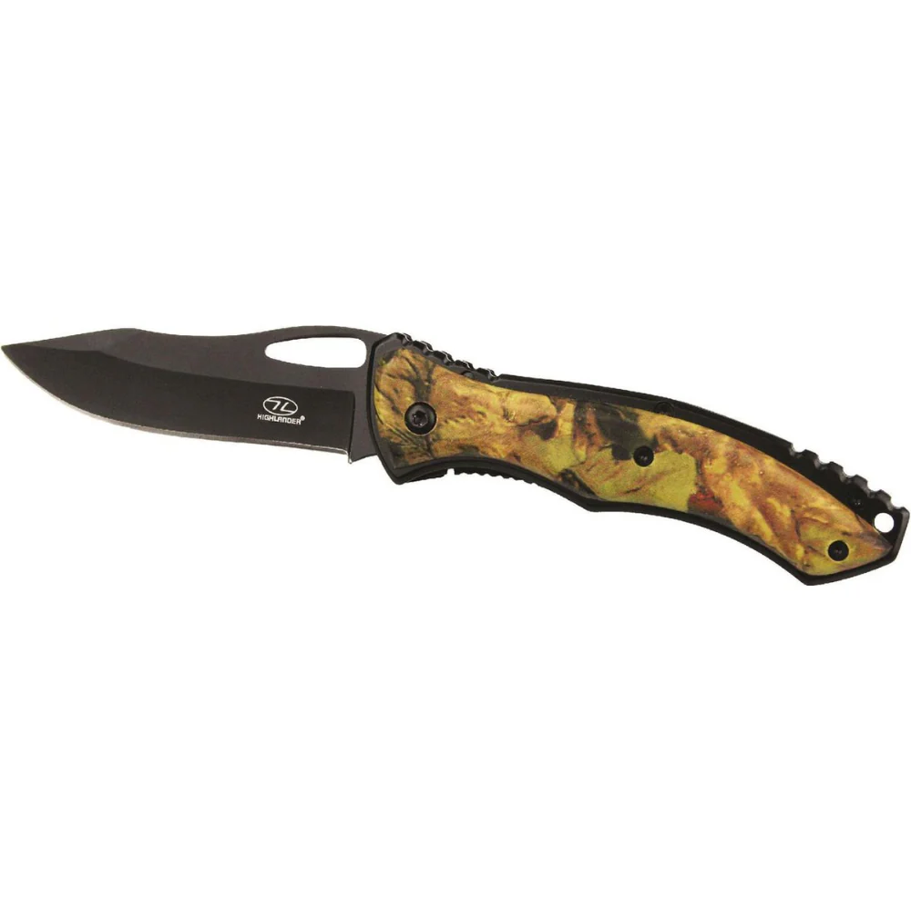 Highlander | Eagle Camo Knife | Black