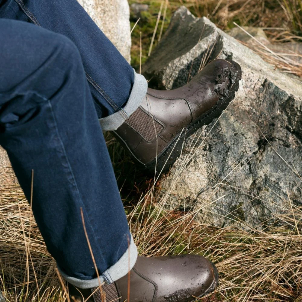 Hoggs Of Fife | Classic Dealer Safety Boots | Dark Brown - Image 2