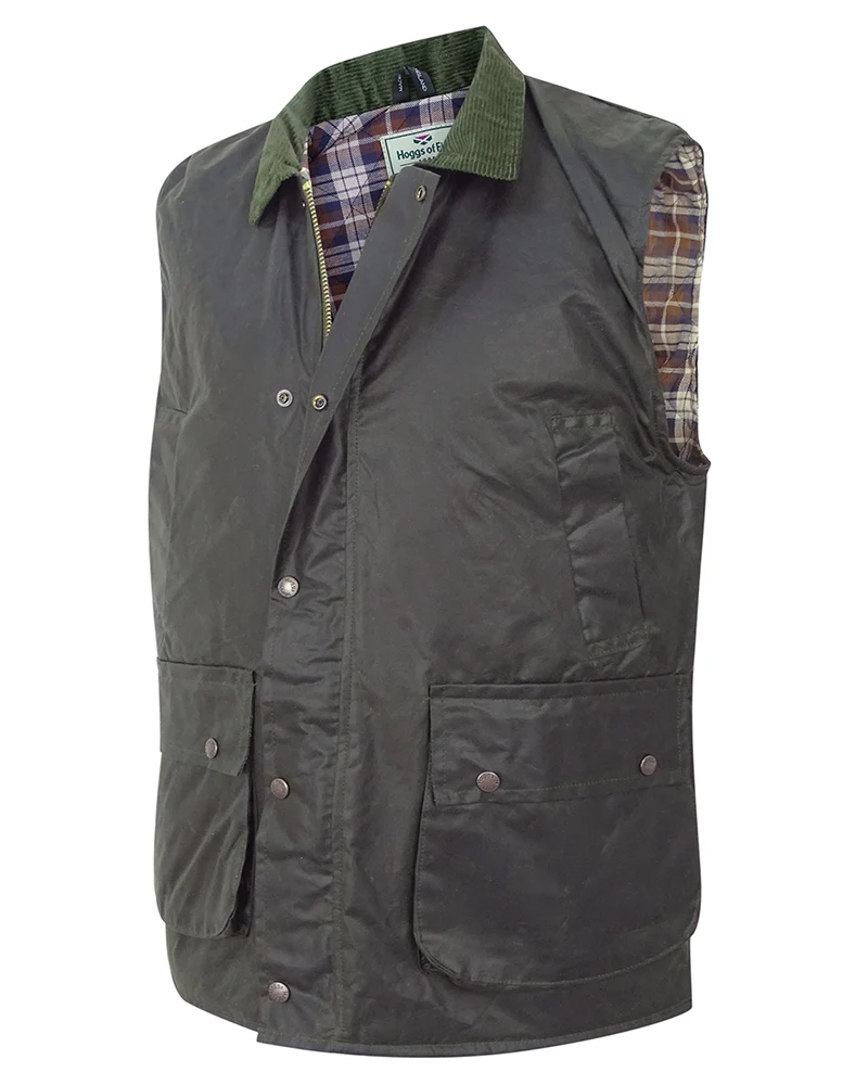 Hoggs of Fife | Padded Waxed Waistcoat