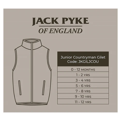 Jack Pyke | Junior Countryman Gilet | Dark Olive - Image 4