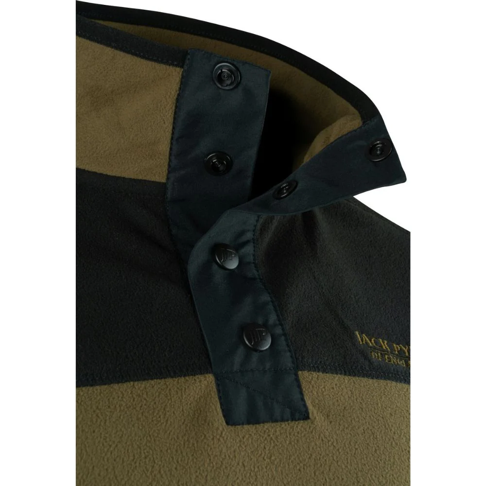 Jack Pyke | Snap Neck Fleece | Dark Mustard - Image 3