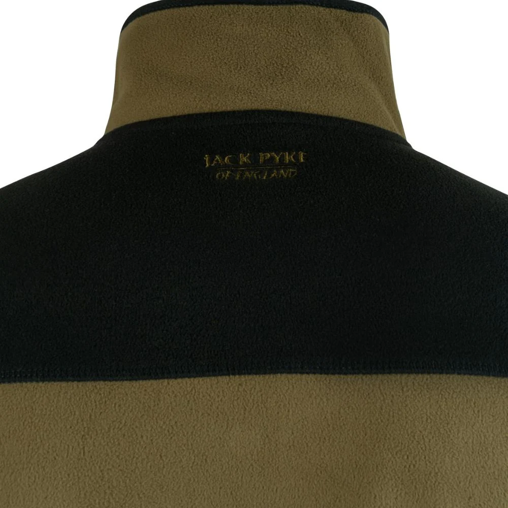 Jack Pyke | Snap Neck Fleece | Dark Mustard - Image 4