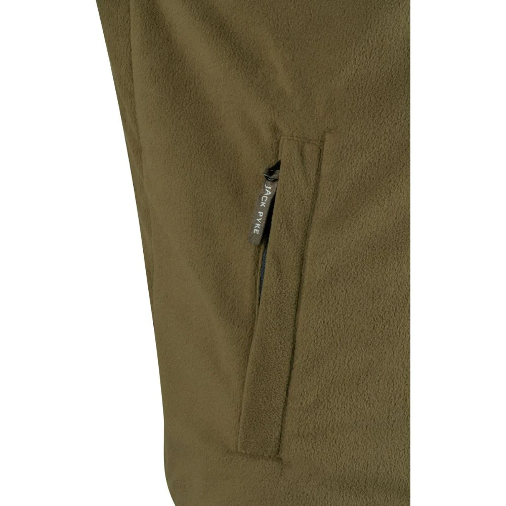 Jack Pyke | Snap Neck Fleece | Dark Mustard - Image 5