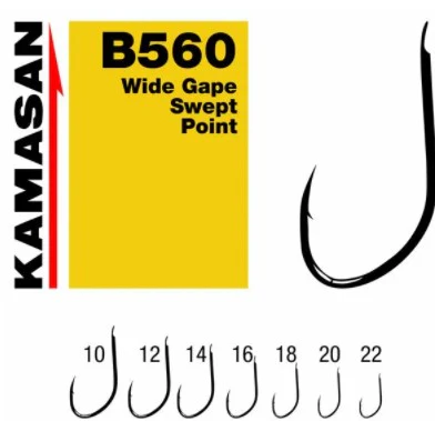 Kamasan | B560 Wide Gape Swept Point Hook