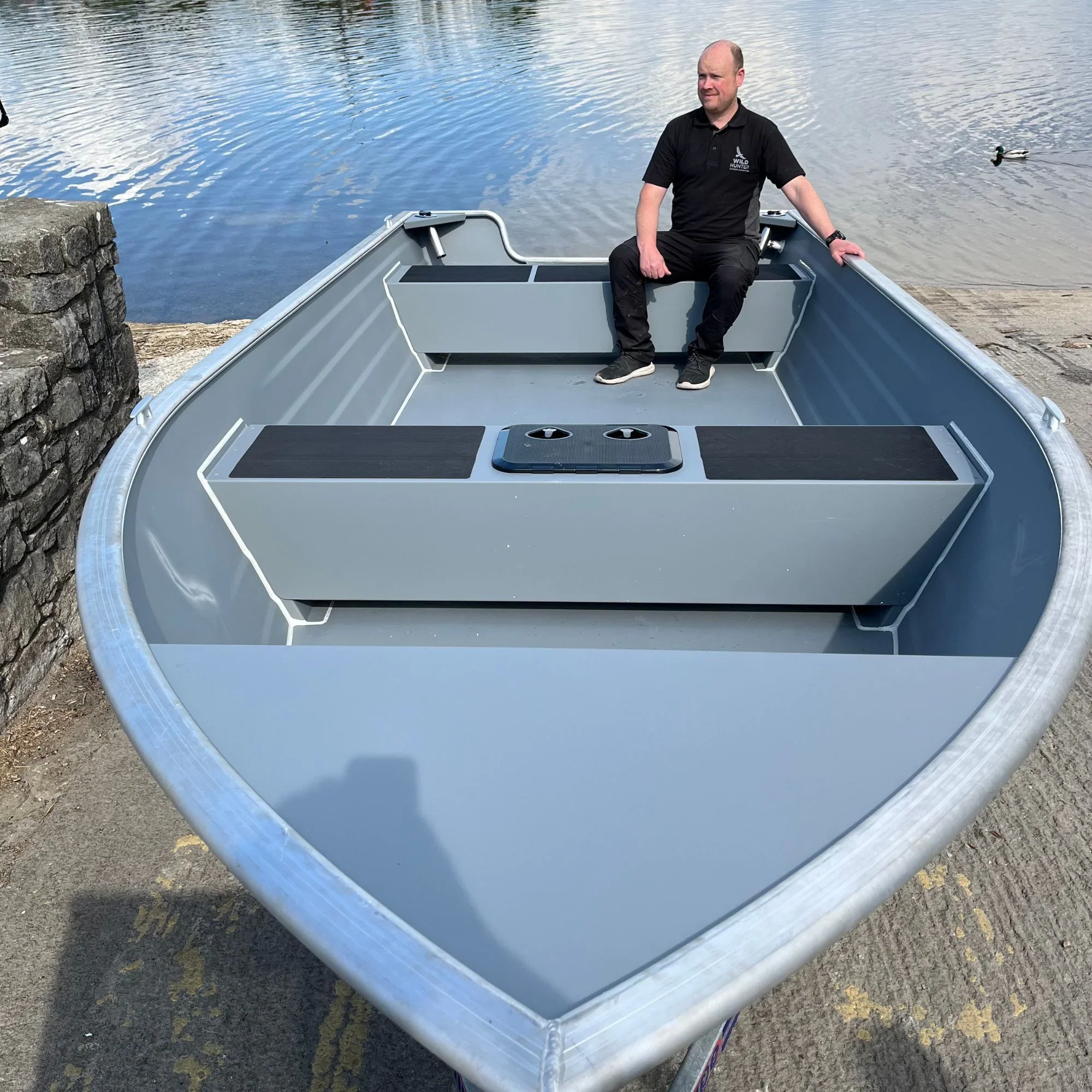 Kerman V170 Aluminium Boat & a Humminbird Solix 12 - Image 3