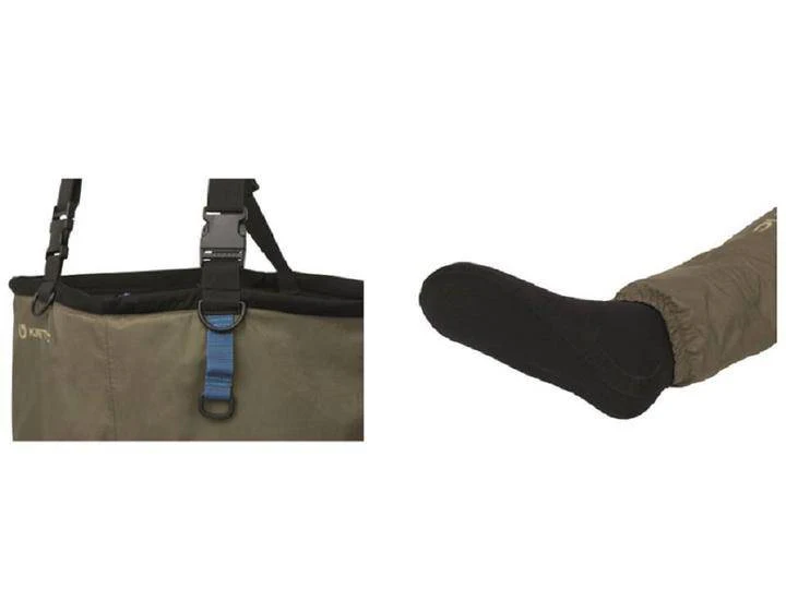 Kinetic | Chest Wader | Classic Gaiter | Stocking-Foot | Olive - Image 2