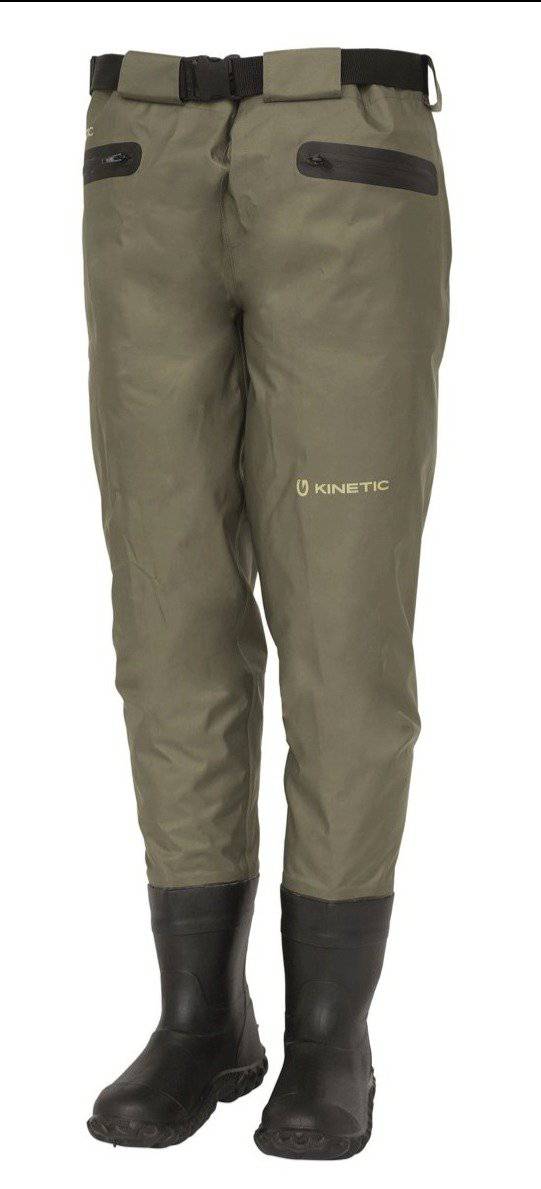 Kinetic | Classic Gaiter Waist Wader | BootFoot Pant | Olive - Image 2