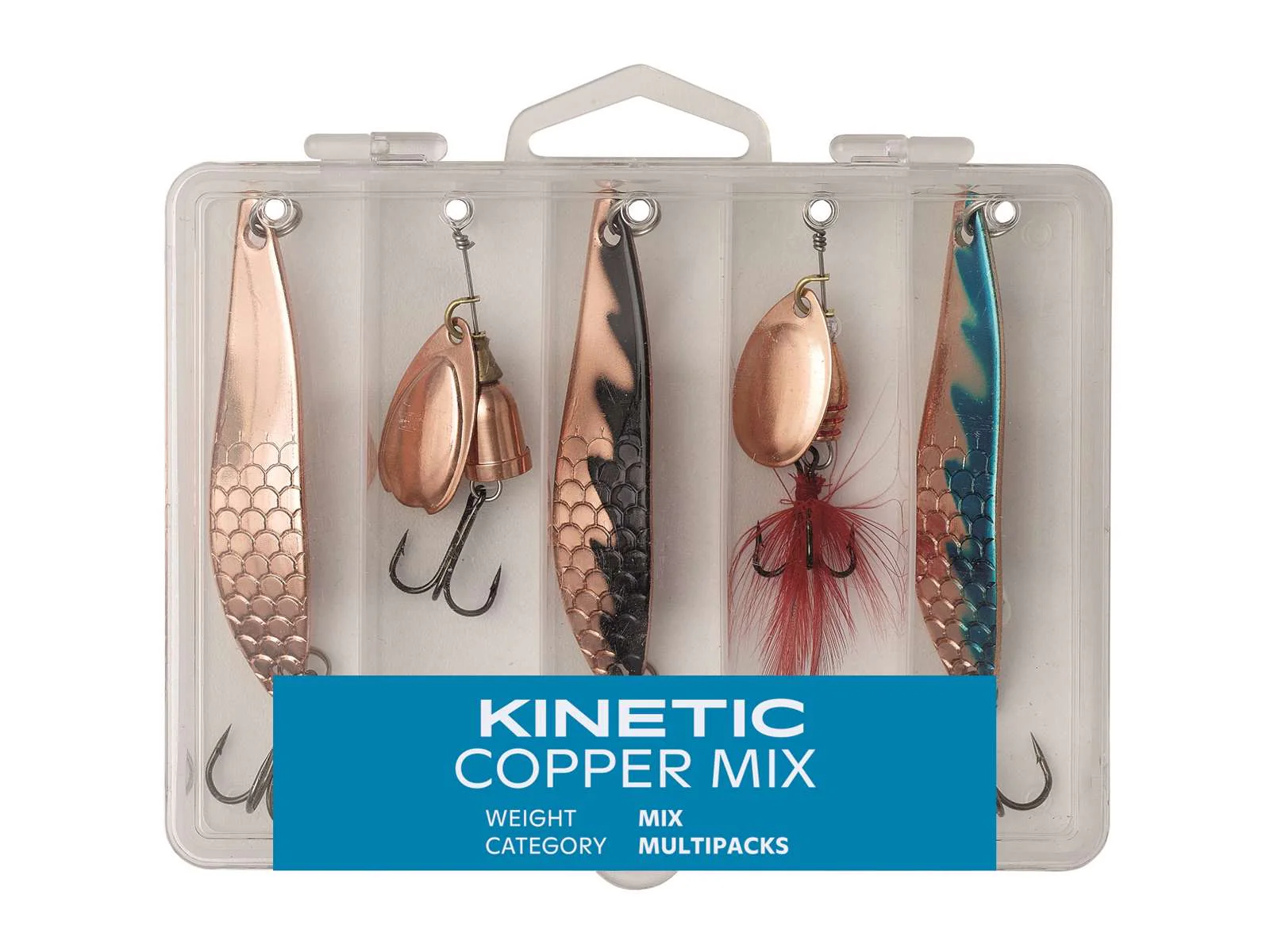 Kinetic | Copper Mix | Spoons & Spinners | 5pcs