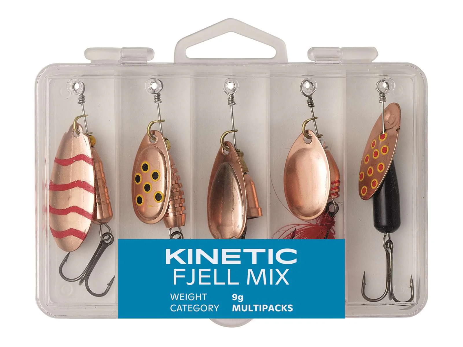 Kinetic | Fjell Mix Spinners | 5pcs