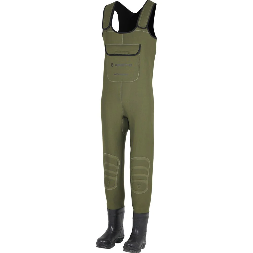 Kinetic | Neoclassic Bootfoot Waders | Green | Cleated