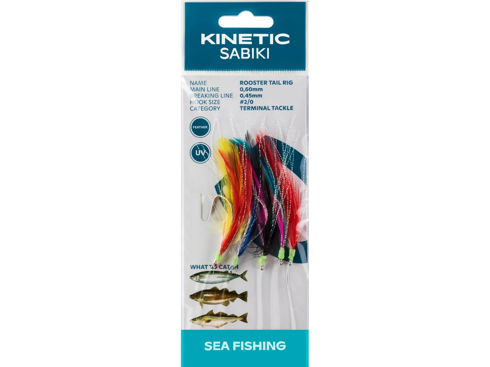 Kinetic | Sabiki Rooster Tail | #2/0