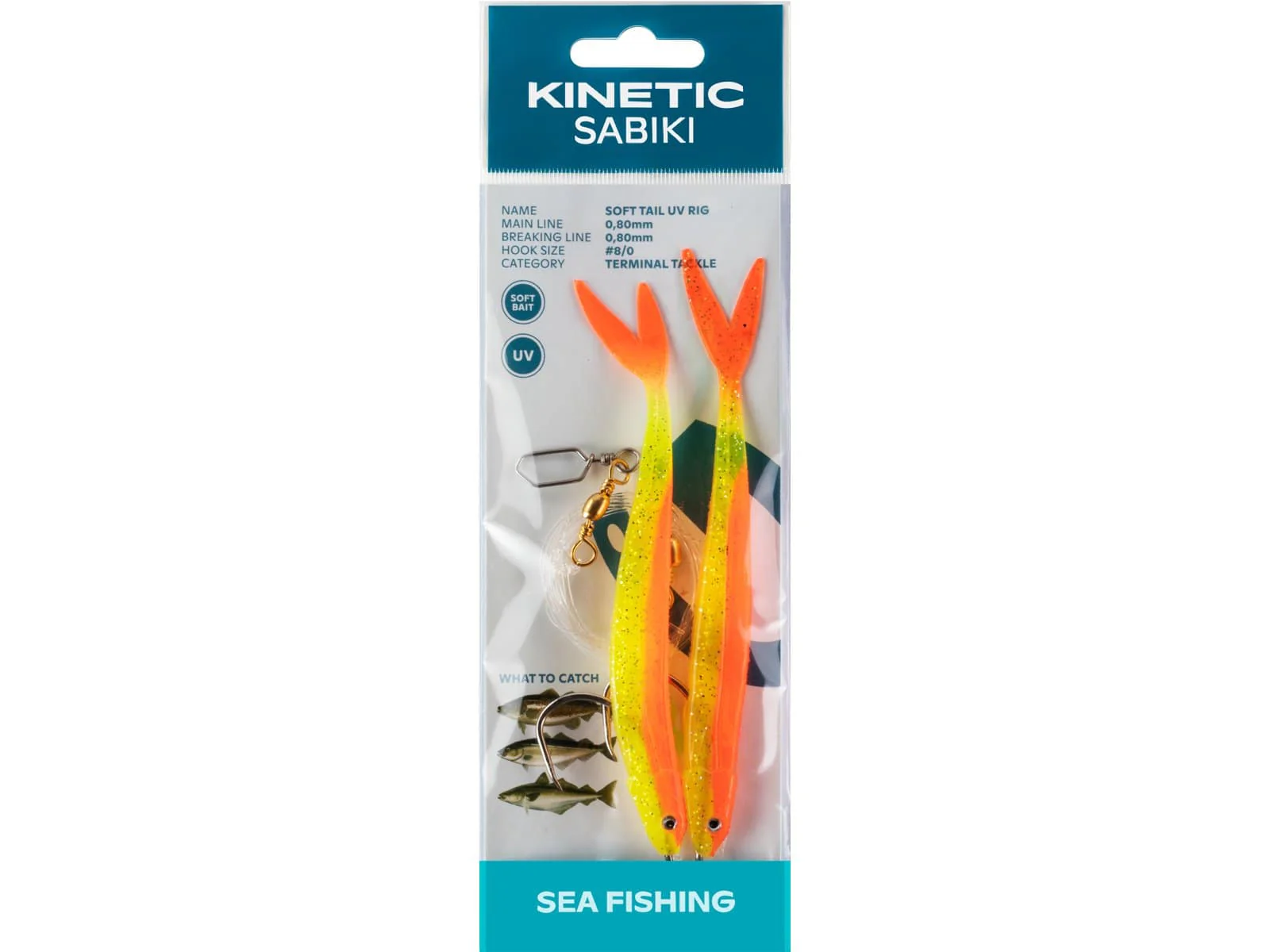 Kinetic | Sabiki | Soft Tail UV | #8 - Image 3