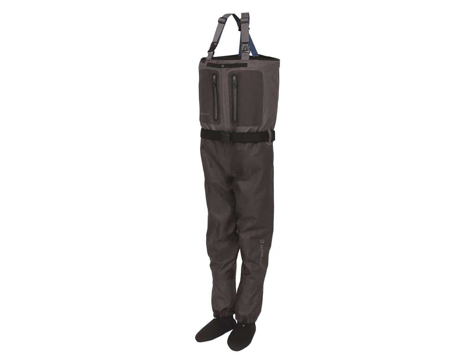 Kinetic | X5 St. Foot Chest Waders | Boulder Grey
