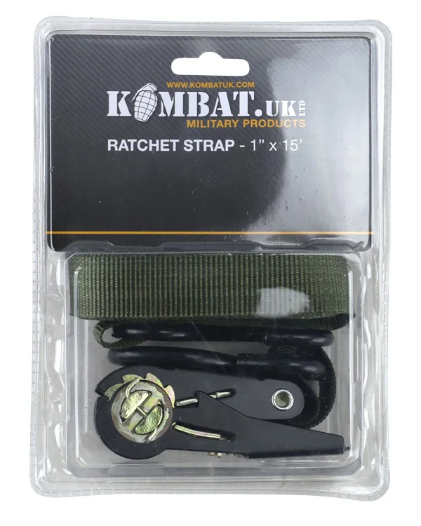 Kombat | Ratchet Strap | Olive Green - Image 2