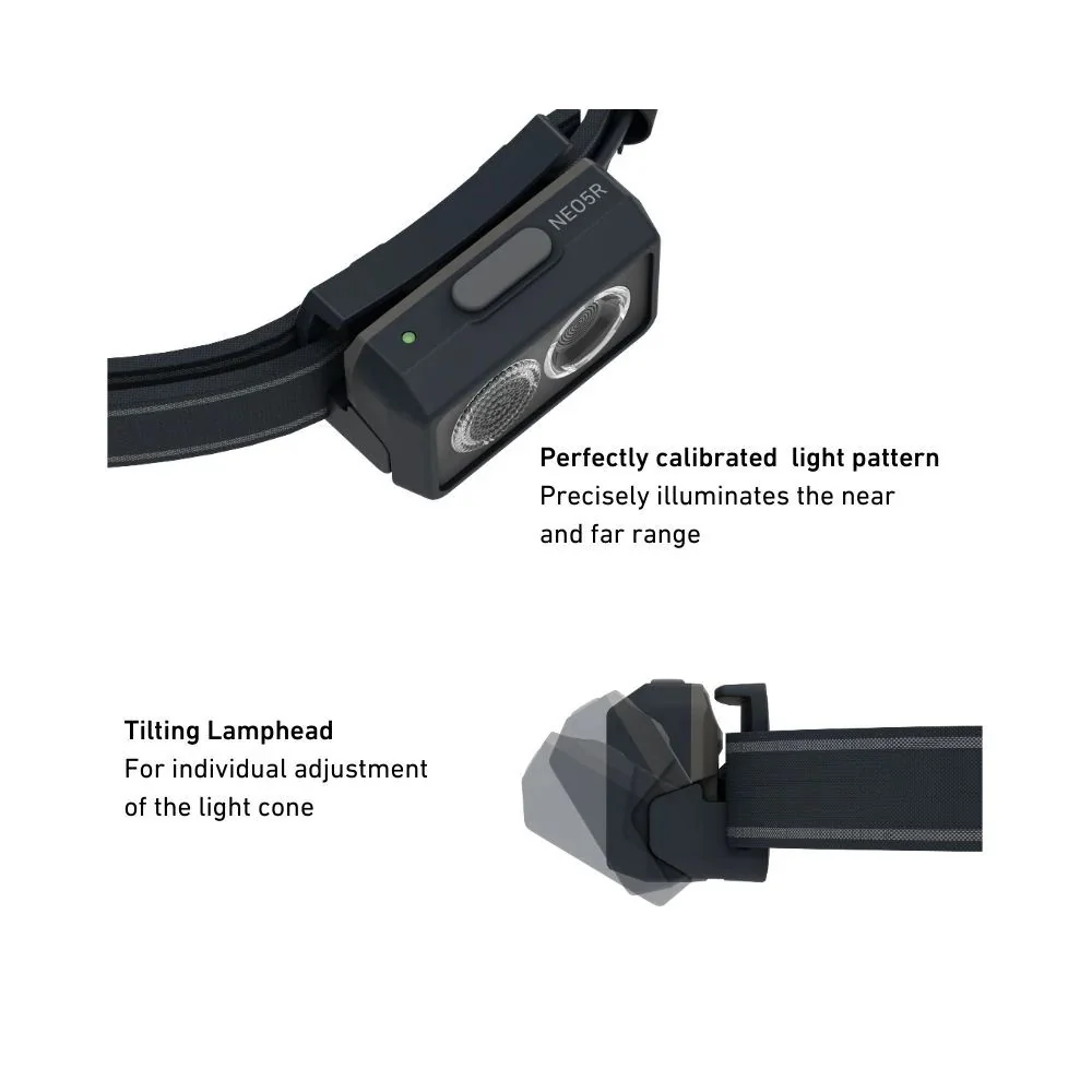 Ledlenser | NEO5R Rechargeable Running Head Torch with Chest Strap - Image 4
