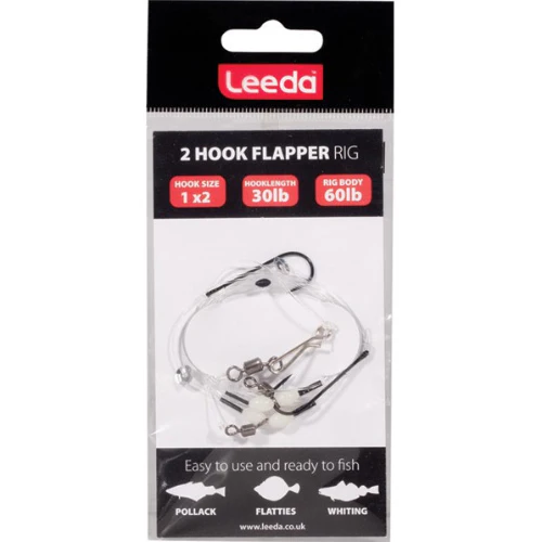 Leeda | 2 Hook Flapper | 5pk