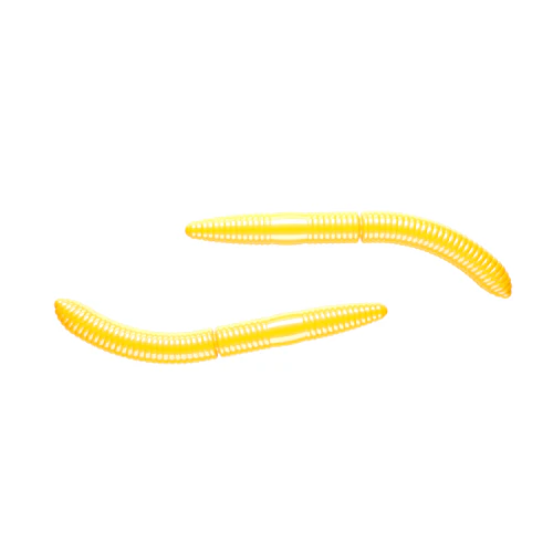 Libra Lures | Fatty D'Worm | Cheese | 75mm - Image 2