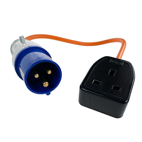 Maypole | 230V UK Trailing Socket | Power Adapter for Caravan at Home