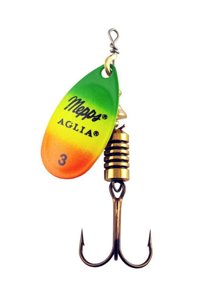 Mepps | Aglia Fluo | Spinning Lure | Tiger/Gold