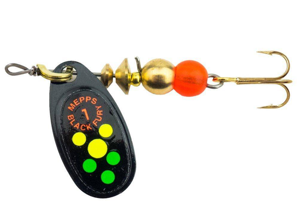 Mepps | Black Fury Spinners | No. 1 | 3.5g