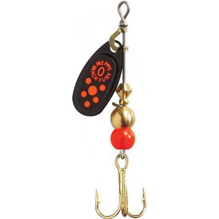 Mepps | Black Fury | Spinning Lures | Black & Orange