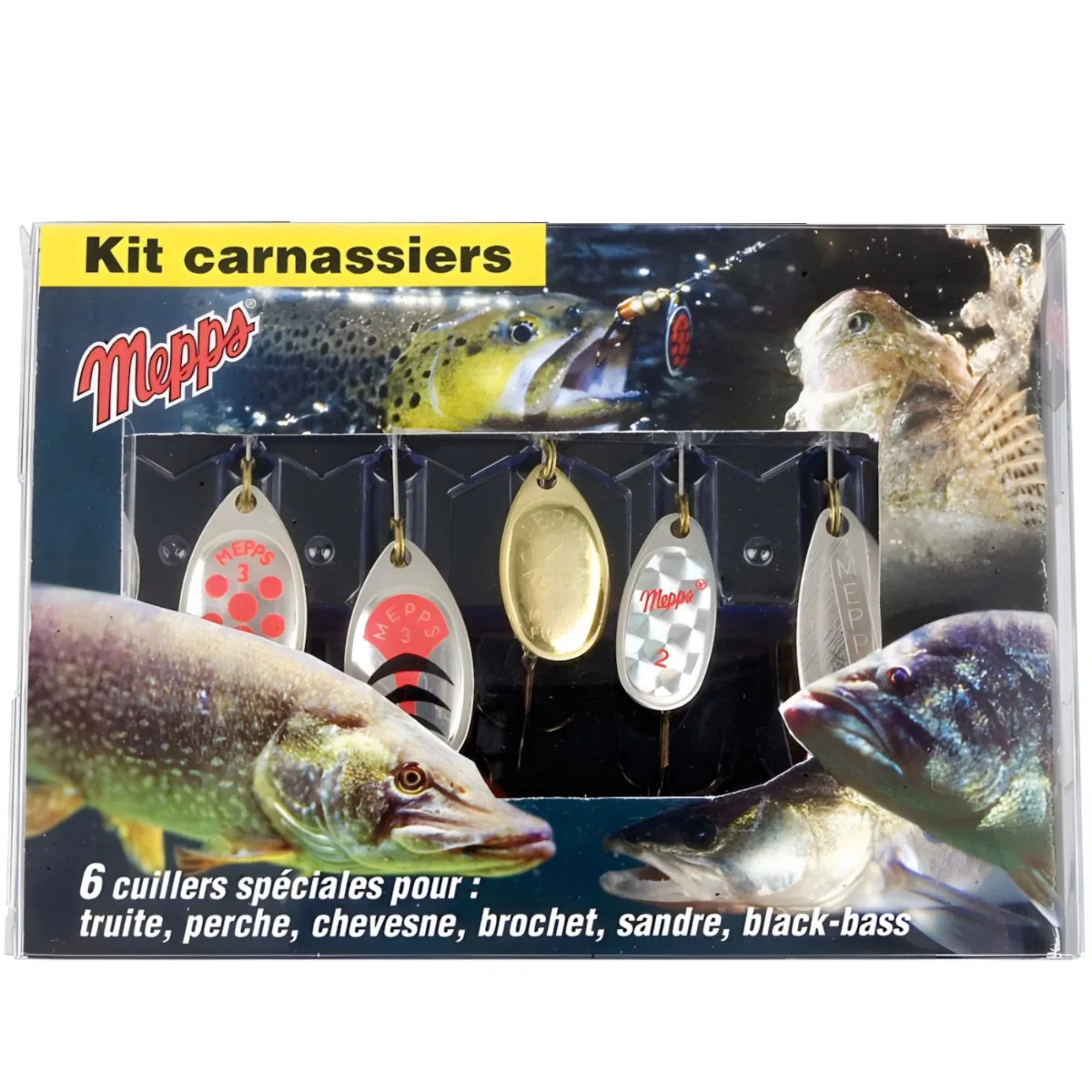 Mepps | Predator Kit 6 Lures