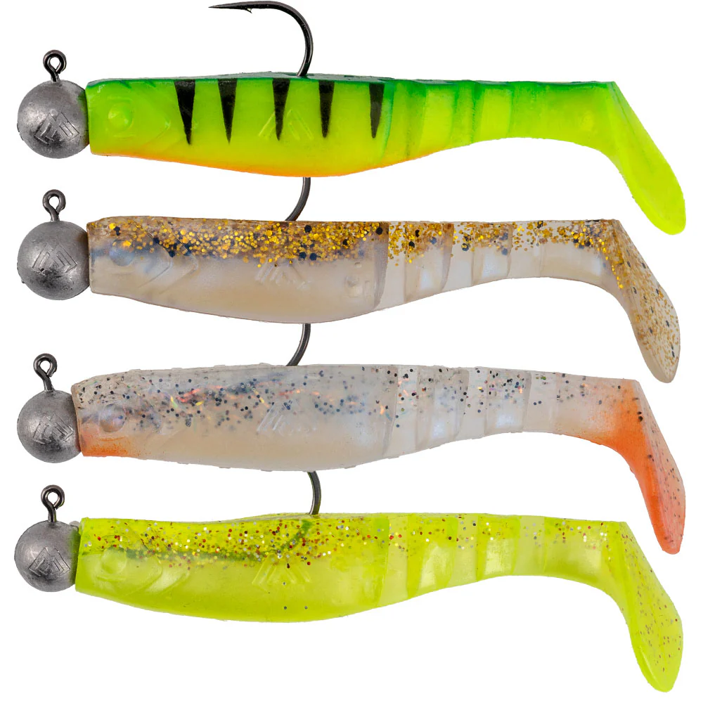 Mikado | FishHunter Ready Rigged Lure Set | 8cm | 4pcs