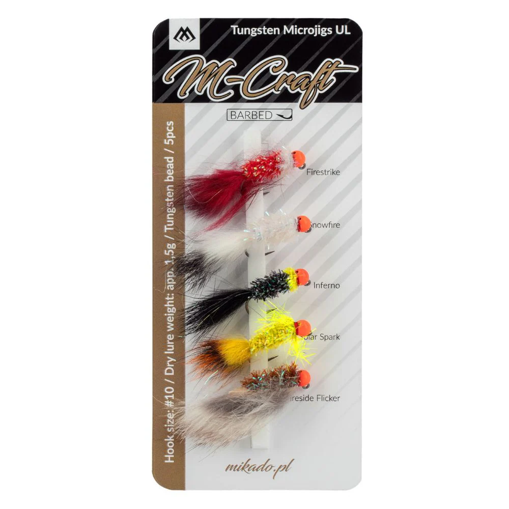 Mikado | M-Craft Tungsten Microjigs | UL/#10/1.5g | Barbed - Image 2