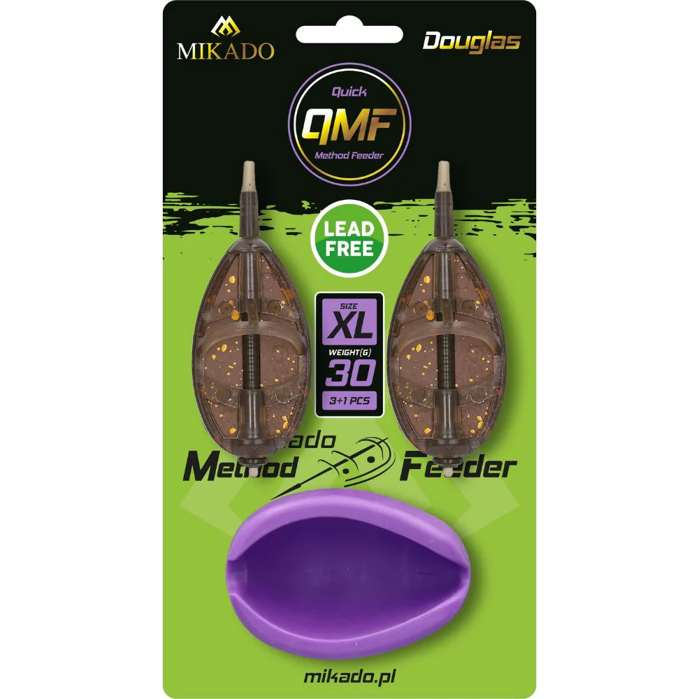 Mikado | Method Feeder "Douglas" Q.M.F. Set XL | 2x80g + Mould