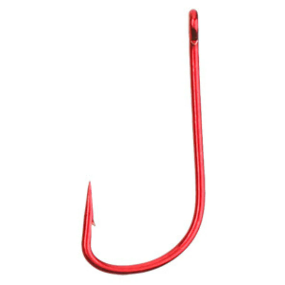 Mikado | Sensual Sode Hook W/Ring | Barbed | Red | 10pcs - Image 2