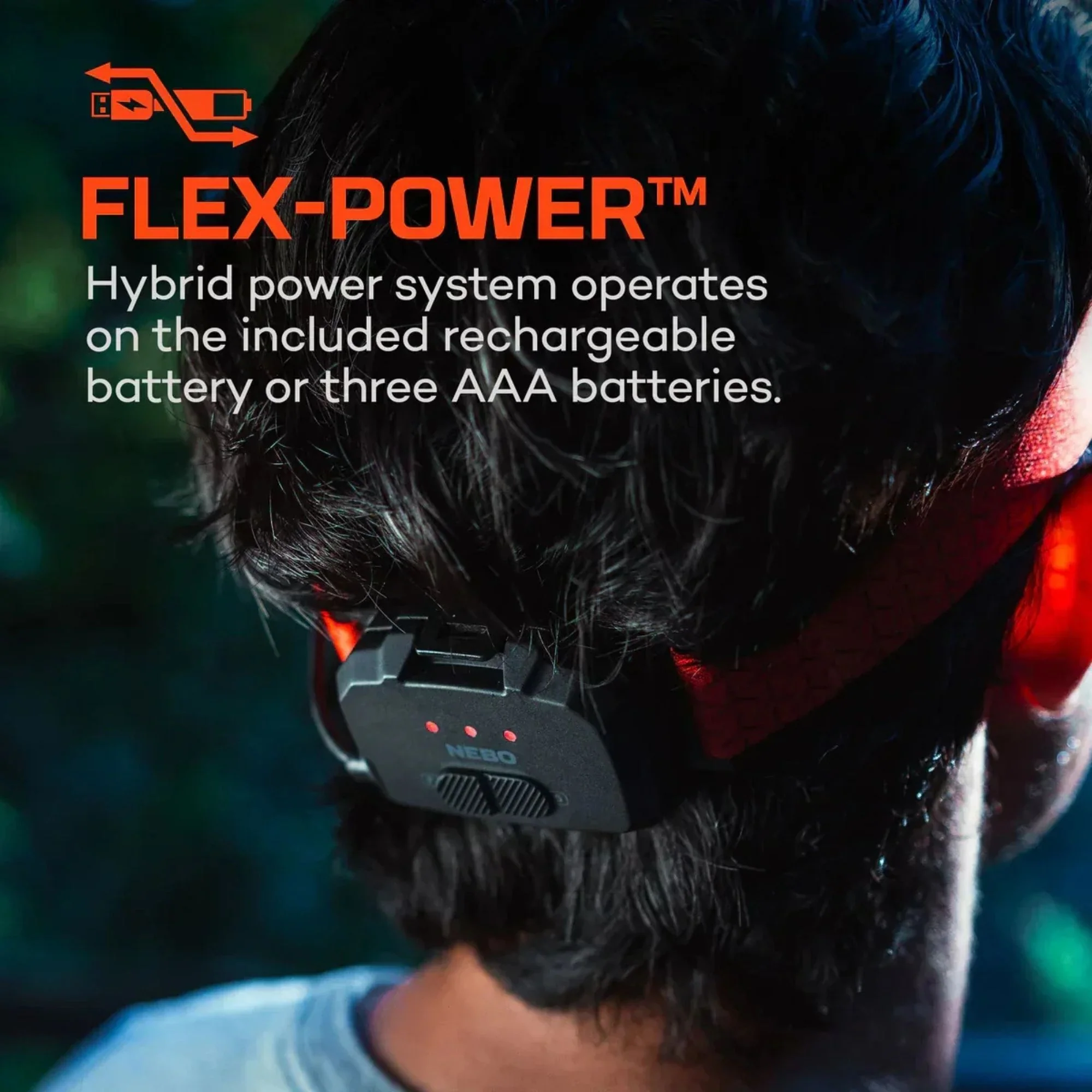 NEBO | Curvbeam 600 Flex Headlamp | 600lm - Image 4