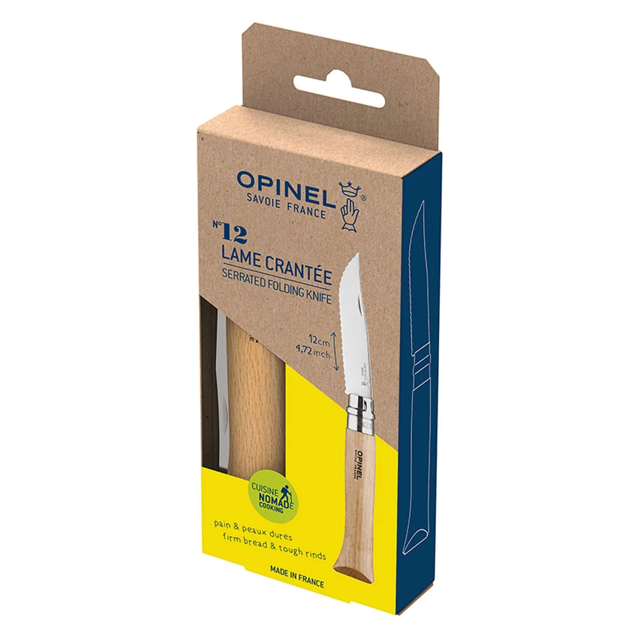 Opinel | Pocket Knife No. 12 Serrated Stainless - Image 2