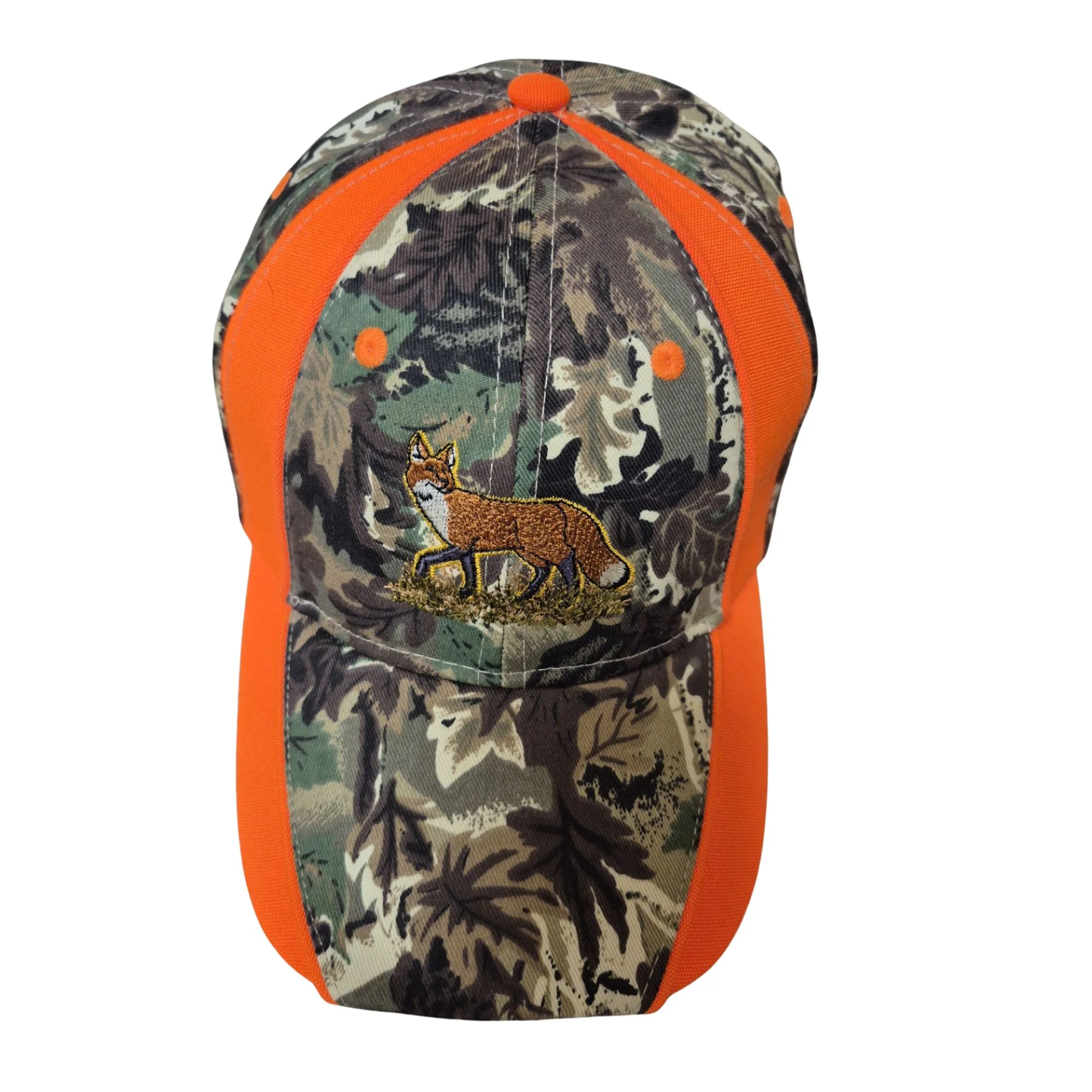 Ottocap | Camo And Orange Blaze With Logo