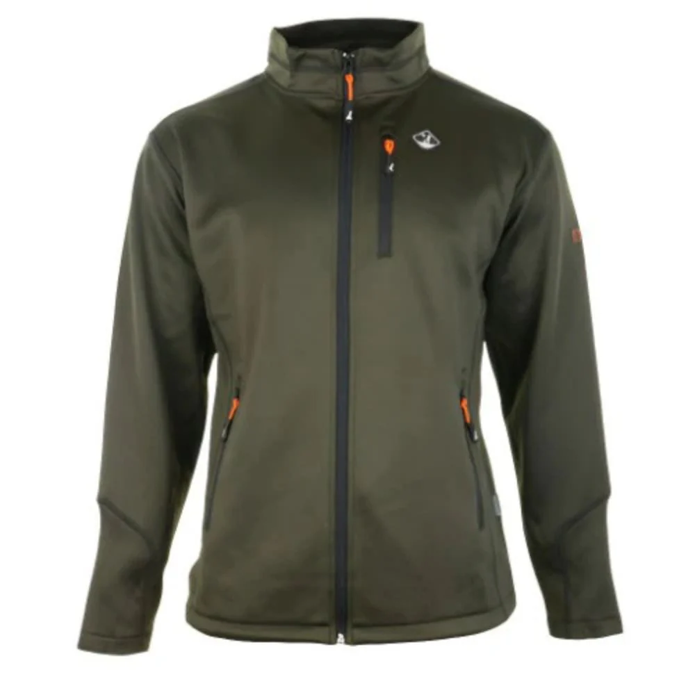 Percussion | Zipped Sweater | Green - Image 2