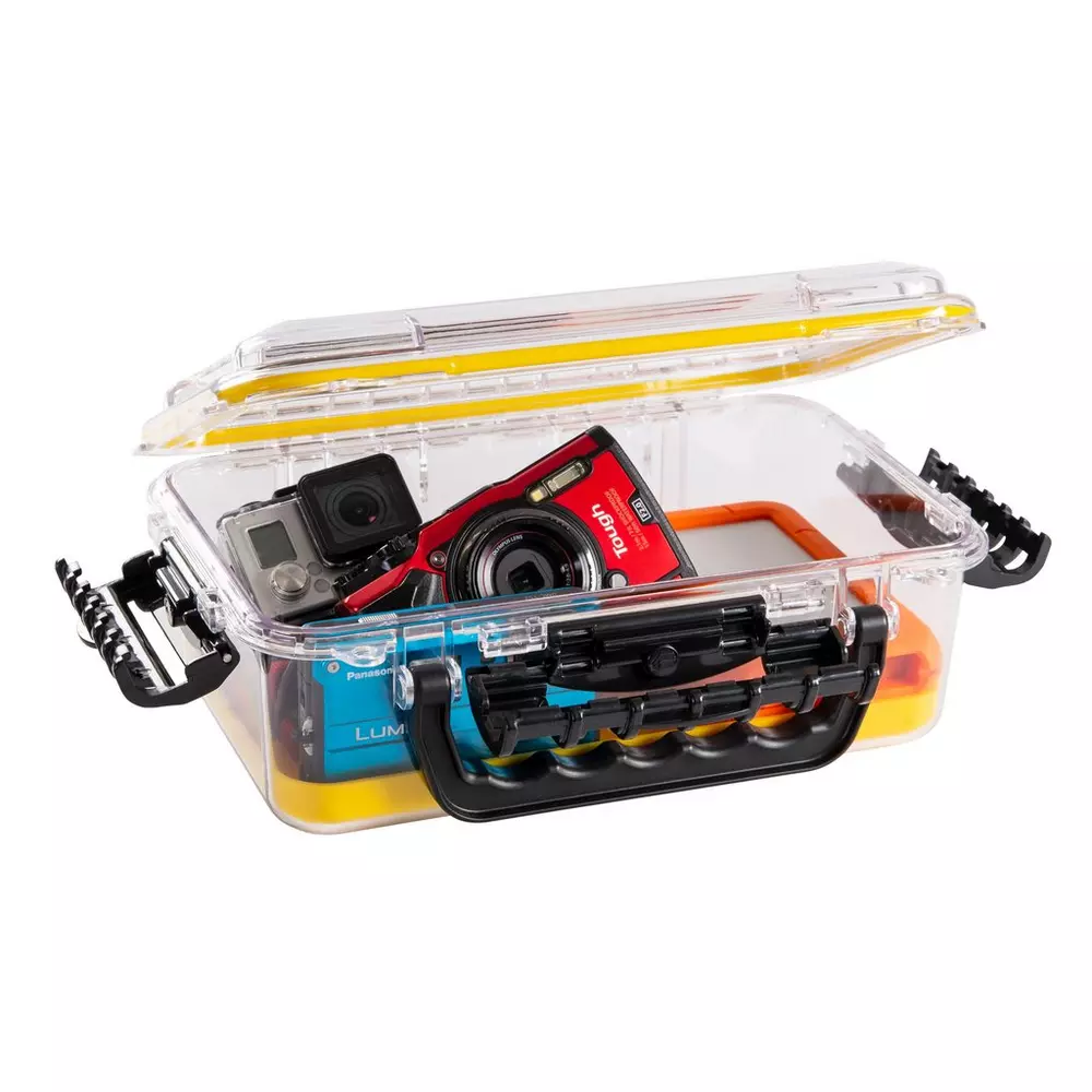 PLANO | Waterproof Polycarbonate Storage Box | 3600 Size | Yellow/Clear - Image 2