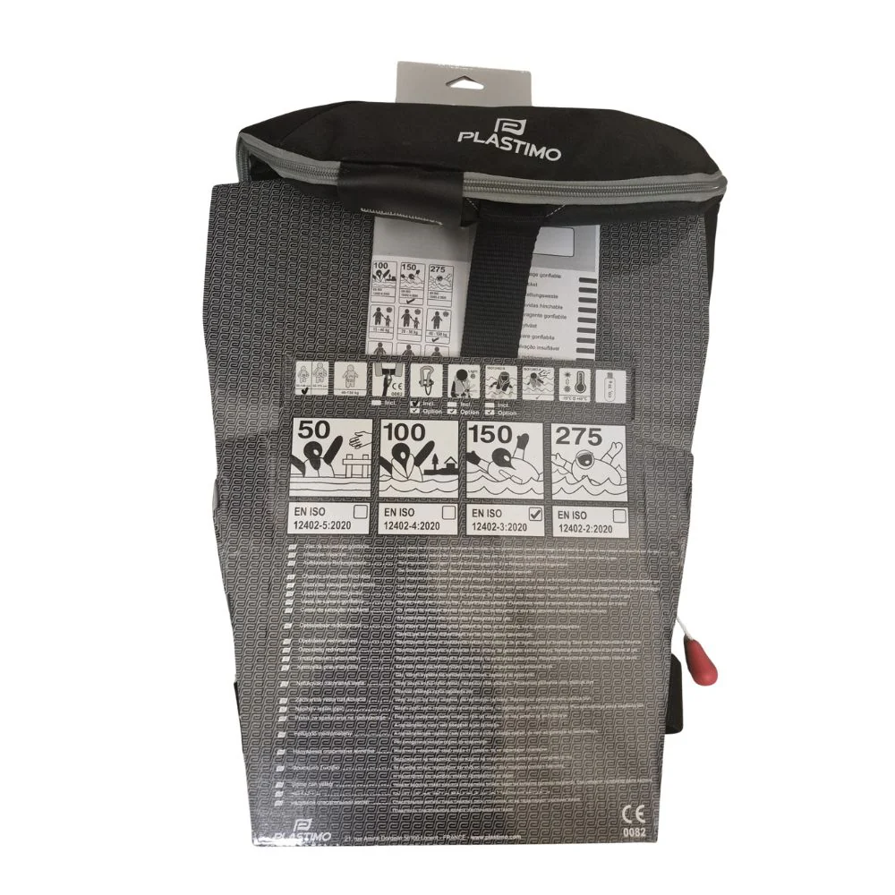 Plastimo | HB/MK Lifejacket AW Black With Crotch Strap - Image 2