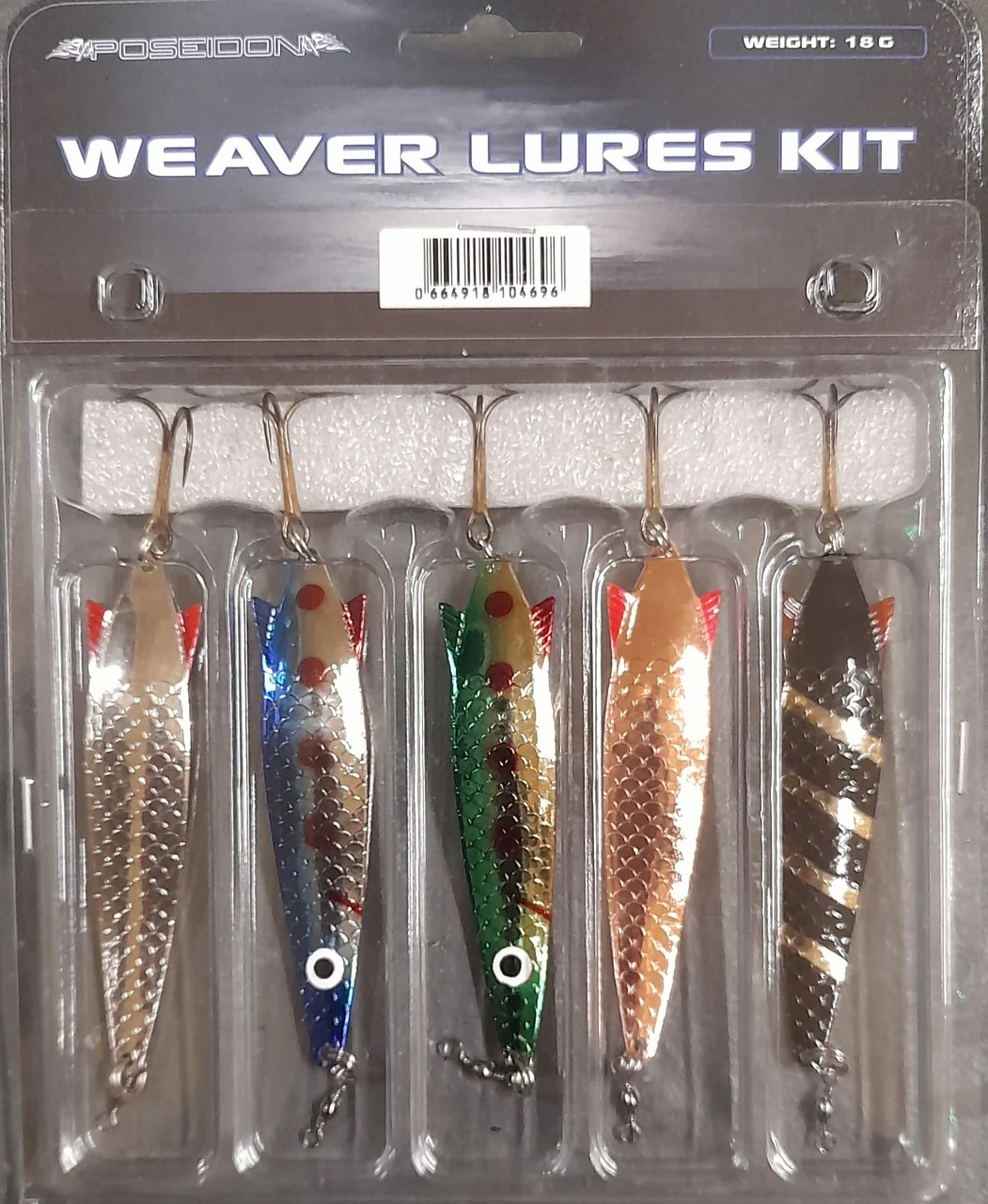 Poseidon | Super Killer Kit | 18g Spoons | 5pcs