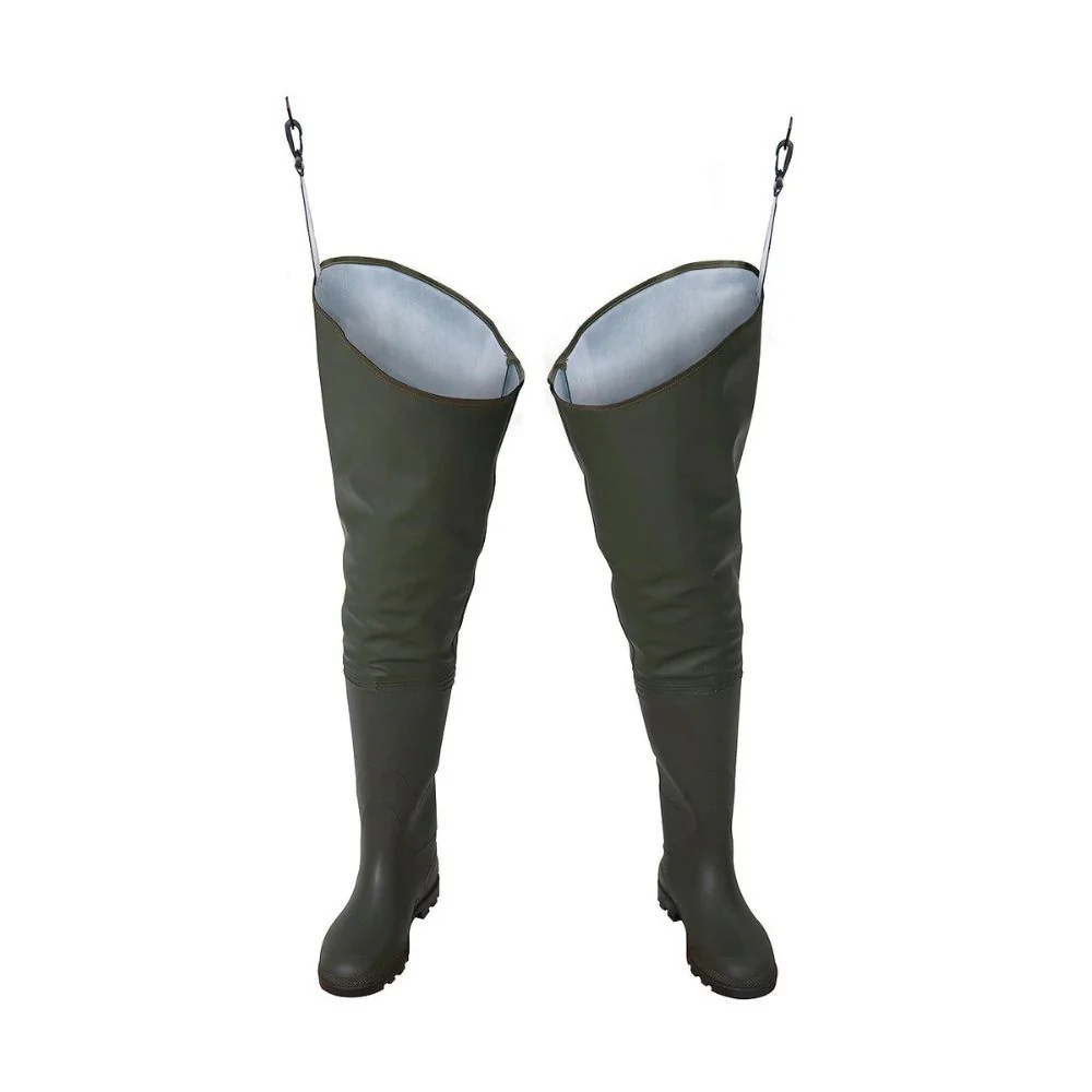 Pros | Thigh Waders PVC | Olive - Image 2