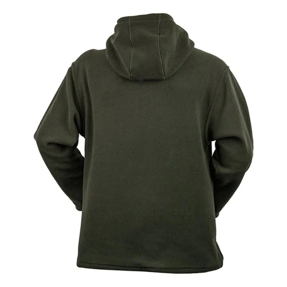 Ridgeline | Ballistic Long Sleeved Fleece Hoodie | Olive - Image 3