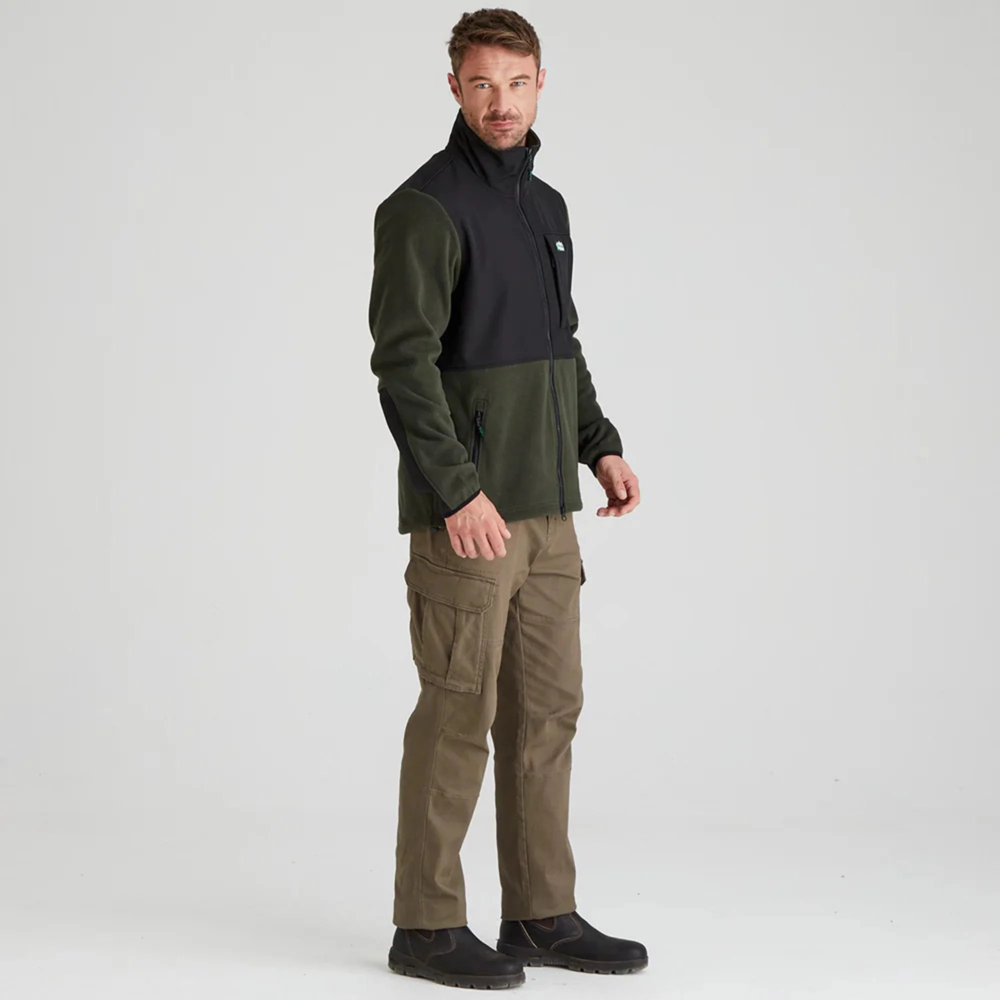 Ridgeline | Men's Hybrid Jacket | Deep Forest - Image 3