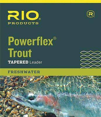 Rio | Powerflex Trout | Tapered Leader | 9ft | 1X | 13lb