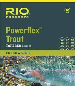 Rio | Powerflex Trout | Tapered Leader | 9ft | 4x | 6.4lbs