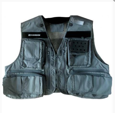 Robinson | Fishing Vest | Grey - Image 2