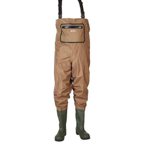 Robinson | Green Nylon Waders With Boots