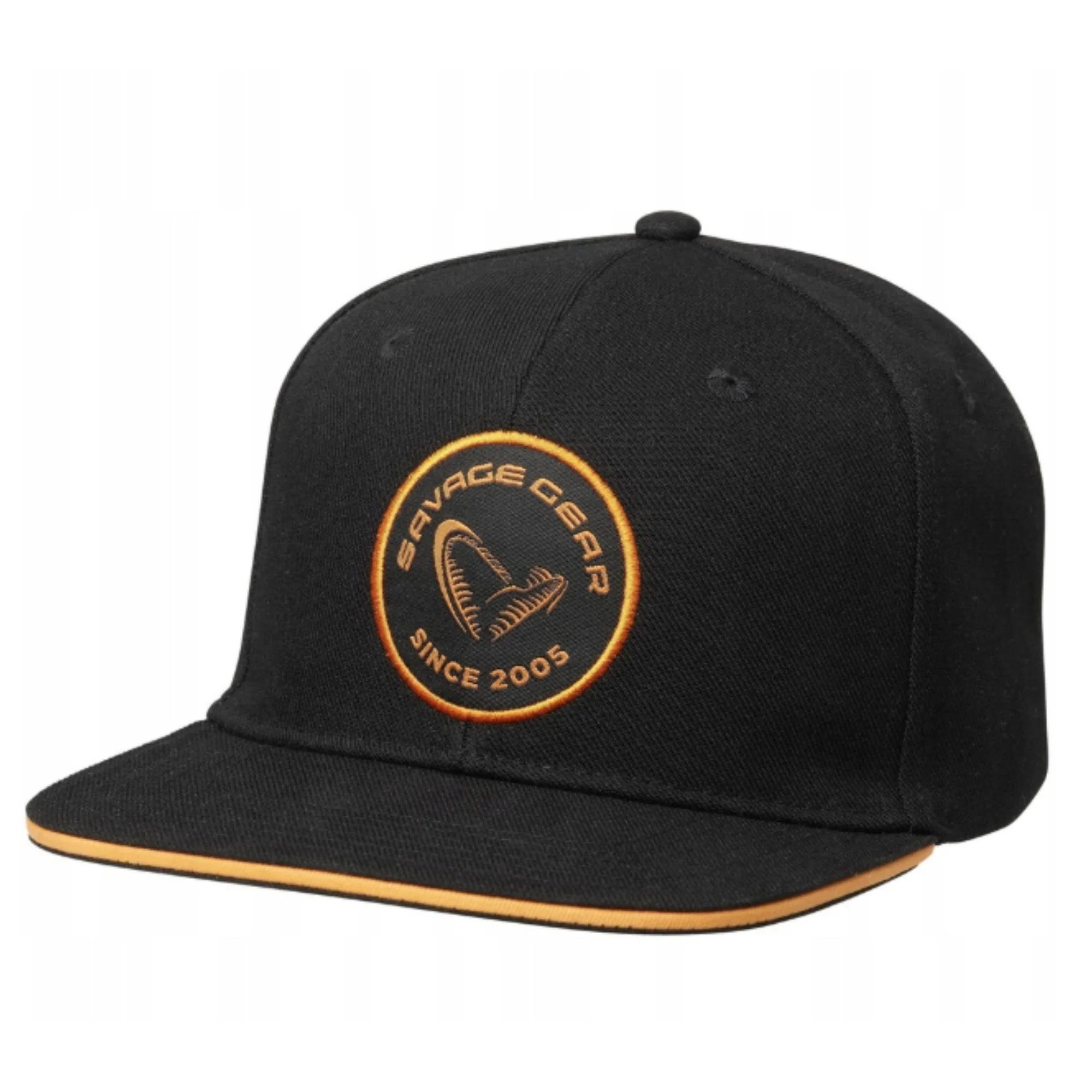 Savage Gear | Badge Flatbill Cap | Black Orange