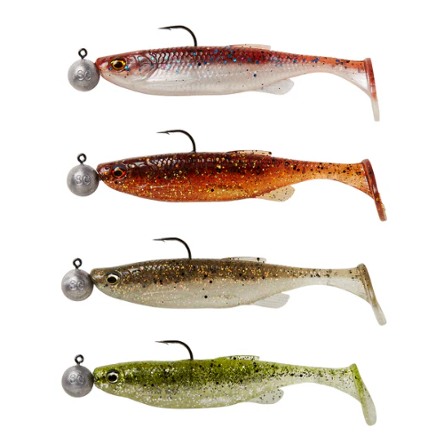 Savage Gear | Fat Minnow T-Tail RTF | 7.5cm | 5g + 7.5g | #1/0 | Sinking - Image 2