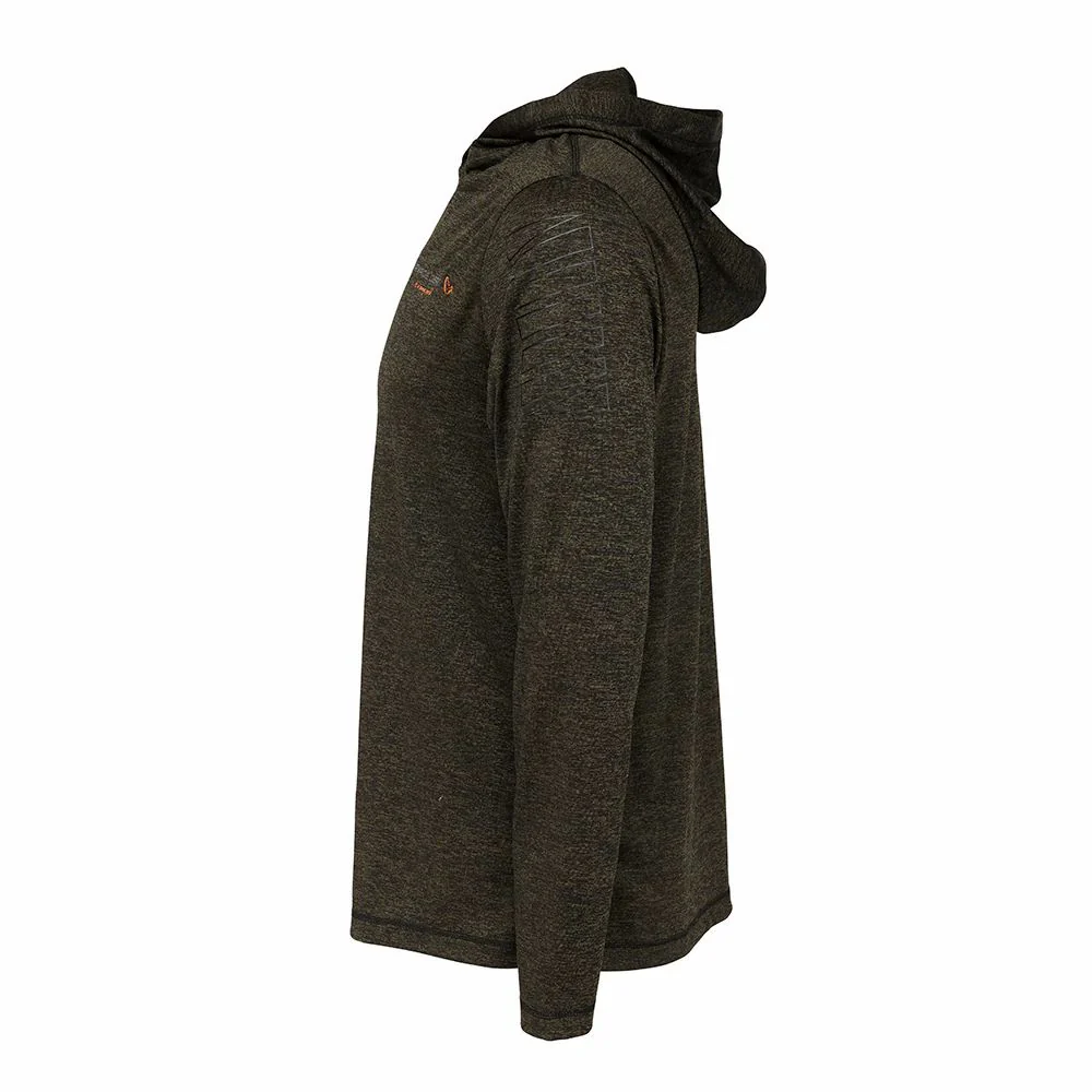 Savage Gear | Fighter Stretch Hoodie | Burnt Olive Melange - Image 2