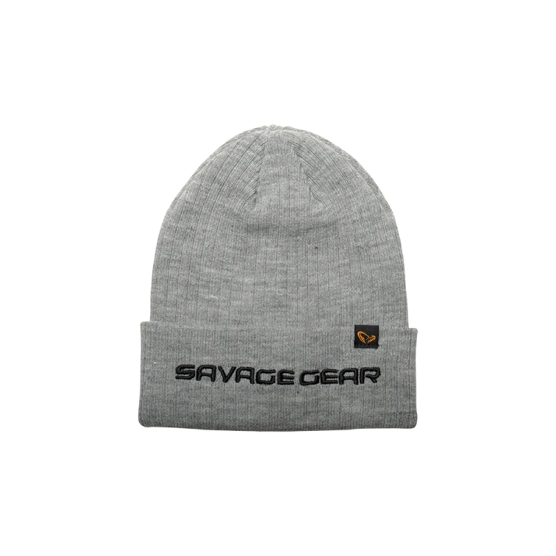 Savage Gear | Fold-Up Beanie | Light Grey Melange | One Size