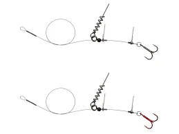 Savage Gear | Line Thru Corkscrew Rig | 1 Hook | 2pc